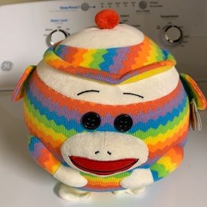 Beanie Ballz Sock Monkey